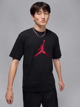Футболка бавовняна довга чоловіча Jordan M J Jumpman Ss Hbr Tee IM9801-011 M Чорна (198730656632)