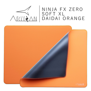 Игровой ковёр для мыши Artisan Ninja FX Zero Soft XL Daidai Orange