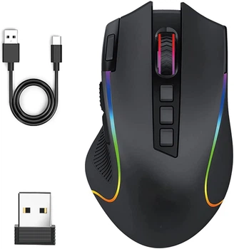 Бездротова Ігрова E-YOOSO X-11 Pro Чорна Мишка з підсвічуванням та акумулятором, PAW3104 8000 DPI, 1000mAh, RGB, 1000Hz