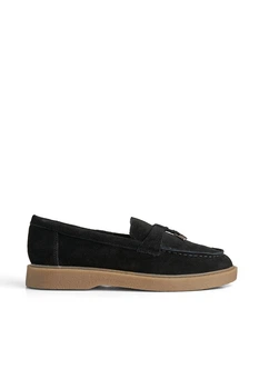 Лофери замшеві жіночі Meideli 6162/Black/TP308-1/B 38 Чорний