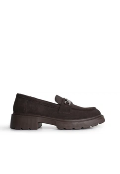 Лофери замшеві жіночі PLPS 6217/Chocolate/R131-6/B 37 Коричневий
