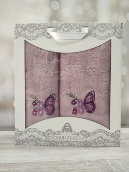 Подарочный набор махровых полотенец Doruk Tekstil (07)