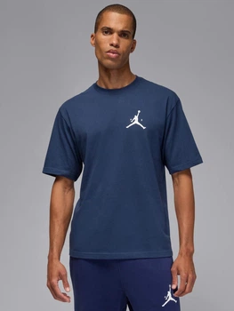 Футболка хлопковая длинная мужская Jordan M J Jumpman Ss Lbr Tee IM9803-410 L Синяя (198730649900)