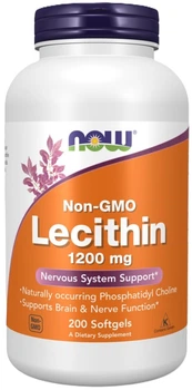 Lecytyna Now Foods 1200 mg 200 kapsułek (733739022127)