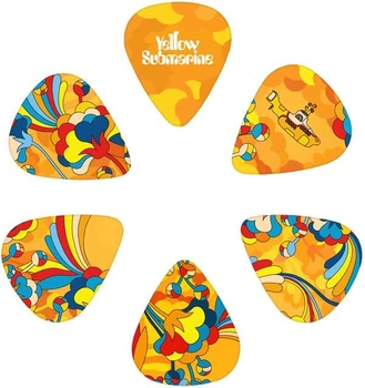 Набор медиаторов D'Addario 1CWH4-11B1 Yellow Submarine 55th Anniversary Guitar Picks - Primrose Prairie