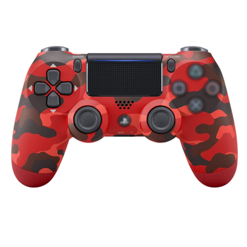 Бездротовий геймпад DualShock 4 V2 Bluetooth для PlayStation і ПК — Червоний камуфляж