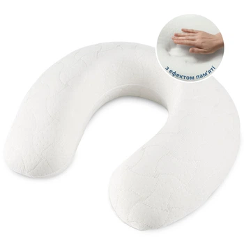Подушка Ideia рогалик для путешествий MEMORY FOAM 30х40 см с эффектом памяти 8-06352