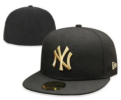 Бейсболка New Era New York Yankees 9FORTY, чорна-золотиста з вишивкою, повсякденна