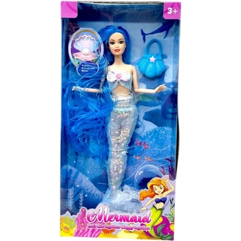 Лялька русалка "Mermaid" 30см (БЛАКИТНА) MIC (293932)