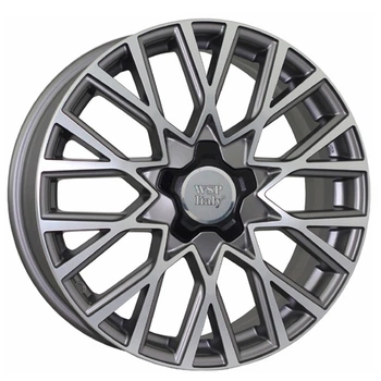 WSP Italy FIAT W168 GRAN SASSO R18 W7 PCD5X110 ET40 DIA65,1 MATT GUN METAL POLISHED