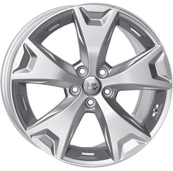 WSP ITALY SUBARU W2705 ATENA R17 W7 PCD5X100 ET48 DIA56.1 SILVER