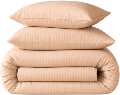 Простынь на резинке MirSon Ranforce Elite 17-0602 Stripe Creamy 160x200x25 см (2200008050788)