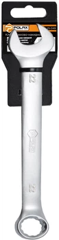 Ключ ріжково-накидний , CrV, DIN 3113, Satin finish, 22 мм Polax(PL_93621315435E)