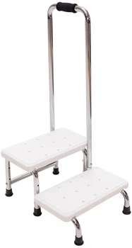 Табурет-сходинка MED1 подвійна з поручнем (MED1-SC6050-6)