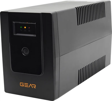 ИБП Gear 720 Вт/1200ВА Black (GU-1200PL)