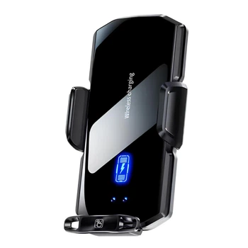 Автомобільний тримач із бездротовою зарядкою CH F100 Fast Black
