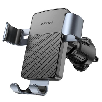 Автомобільний тримач BOROFONE BH118 Refined gravity car holder (air outlet) Black