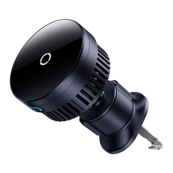Автомобільний тримач із бездротовою зарядкою Baseus MagPro Series Magnetic Wireless Charg Car Air Vent 15W Black C40164100121-00
