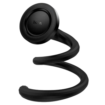 Тримач телефону для велосипеда/мотоцикла/дому Hoco H96 Show ring magnetic silicone hose Black