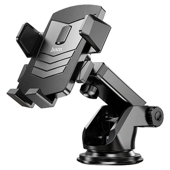 Автомобільний тримач Hoco CA83 David one-button center console car holder Black
