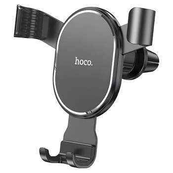 Автомобільний тримач Hoco CA56 Plus Armor metal gravity Car holder Black