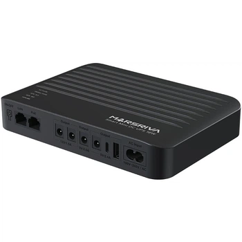 Источник бесперебойного питания для роутера Marsriva KP5 Max DC UPS 4xDC+USB+Type-C+PoE OUT 5V/9V/12V/24V 18W 20000mAh LiFePO4 Black (KP5 Max_MARSRIVA)