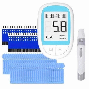Глюкометр электронный Blood Glucose Meter BGM503 измеритель уровня сахара в крови портативный AND белый