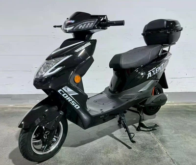 Електричний скутер Corso Axent AX-803922 (1) двигун 1500W, акумулятор літій-залізо-фосфатний 72V/30Ah, в коробці - Чорний