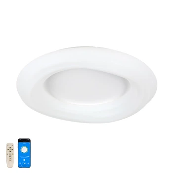 Потолочная светодиодная LED люстра 64W 55 см Белый (23888)