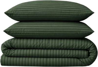 Комплект дитячої постільної білизни MirSon 110х140 см 17-0612 Stripe Emerald Бязь (2200008201715)