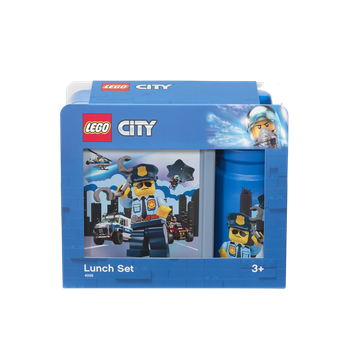 Zestaw lunchowy LEGO City Police Niebieski (5711938033835)