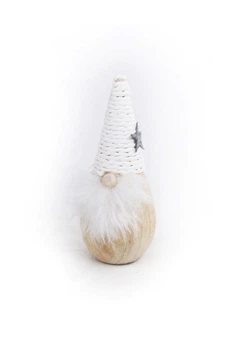 Декоративна статуетка "Гном в білій шапці" комбінований Home Accents