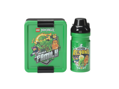 Zestaw lunchowy LEGO Ninjago Zielony (5711938035372)