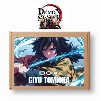 Подарочный набор бокс Demon slayer Клинок, рассекающий демонов Гию Томиока (ДС21476)