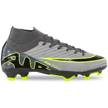 Бути футбольні дитячі з носком SP-Sport Active 8528-2 розмір 44 Grey-Neon Green