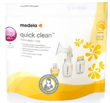 Пакети для стерилізації Medela Quick Clean  5 шт (7612367018036)