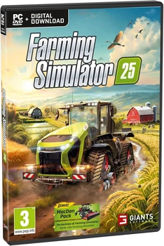 Игра, Giants Software, Farming Simulator 25, Цвет: белый, Windows, 400+ тех., новые культуры, мультиплеер - Уценка
