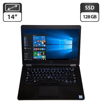 Ноутбук Dell Latitude E5470 / 14" (1366x768) TN / Intel Core i5-6300U (2 (4) ядра по 2.4 - 3.0 GHz) / 8 GB DDR3 / 128 GB SSD / Intel HD Graphics 520 б/у