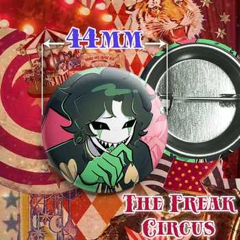 Значок Арлекин из игры The Freak Circus. №13. 44мм