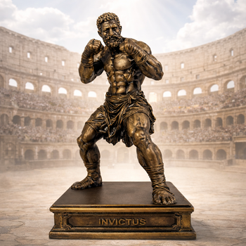 Статуэтка Invictus бронзовая символическая — коллекционная скульптура, 24 см