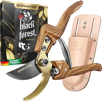 Секатор GRUNTEK PROFI Black Forest Edition в кобуре (295216012)