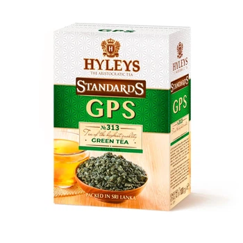 Чай зеленый Hyleys Standards GPS №313 Gun Powder Special крупнолистовой 100 г