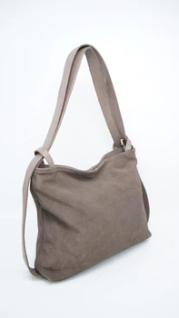 Сумка-рюкзак большая замшевая темно-бежеая ARTiS Bags 1732207-4222