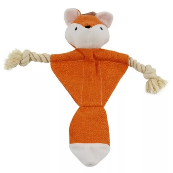 Іграшка для собак Comfy Flatty Plush Fox 39 см - помаранчевий