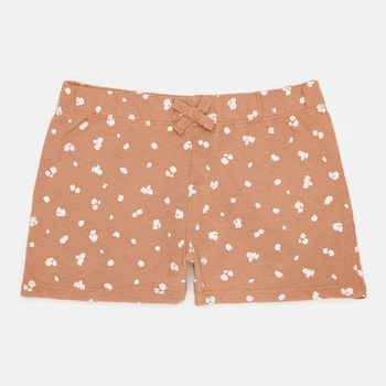 Шорты H&M 128см коричневый цветы 171812910