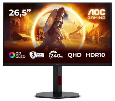 Монiтор 26.5" AOC Q27G4ZDR Black/Red