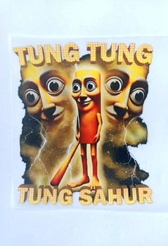 Термонаклейка для одягу Тунг Тунг Тунг Сахур Tung Tung Tung Sahur (#0725-ПР)