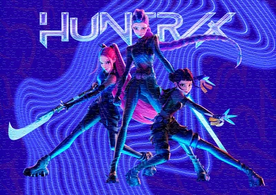 Фотопазл 29*20 см А4 120 елементів Huntrix K-Pop demon hunters (#1083-П)