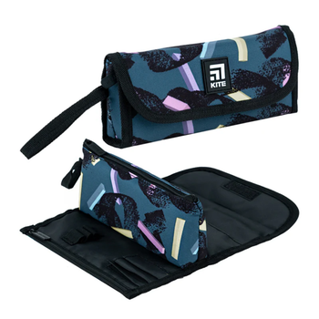 Пенал Kite K24-653-1 місткий і стильний, універсальний для школи