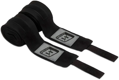 Бинты для бокса EasyFit Classic Wrap 2.5 м Черные (56003770)